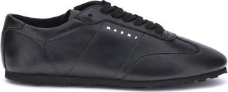 Marni Black Calf Leather Bos Taurus Athletic Womens Sneakers