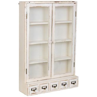 Wanderlust Deco Estanter&iacute;a de madera beige 60x18,5x88h cm