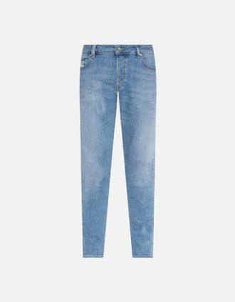Diesel Mens Diesel D-Yennox Tapered Fit Light Blue Jeans - Size: 28/32