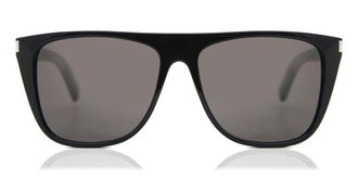 Saint Laurent SL 1/F Asian Fit 001 Mens Sunglasses Black Size 58 - Free RX Lenses - Free RX Lenses