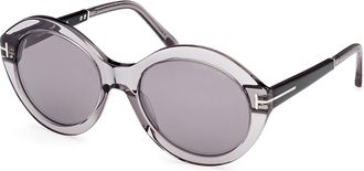 Tom Ford FT1088 SERAPHINA 20C Womens Sunglasses Grey Size 55