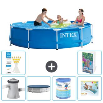 Intex Piscina Con Estructura Redonda - 305x76 Cm - 7-piezas S287