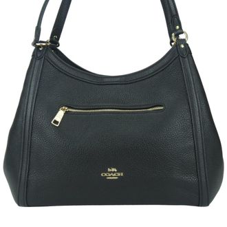Coach Black Leather Tote Bag (Pre-Owned)