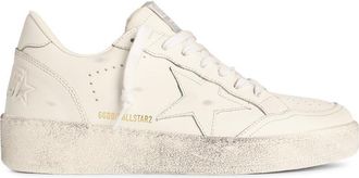 Golden Goose Ball Star 2 White Lear Sneakers