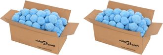 vidaXL Vidaxl - Bolas Filtro De Piscina Antibacterias Azul 1400 G Polietileno