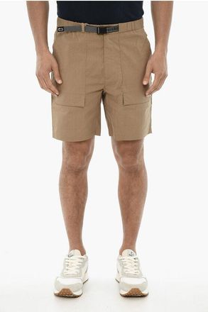 Woolrich Checked Ripstop Cargo Shorts With Industrial Belt size S