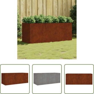 vidaXL vidaXL Acciaio corten - Fioriera Rialzata da Giardino 200x80x80 cm in Acciaio Corten