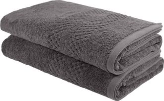 My Home Saunatuch »Regona, 80x200cm, flauschig und weich, 100% Baumwolle, 500 gr/m²« Premium Handtücher mit Bordüre, Handtuch-Set, 5 Jahre Garantie