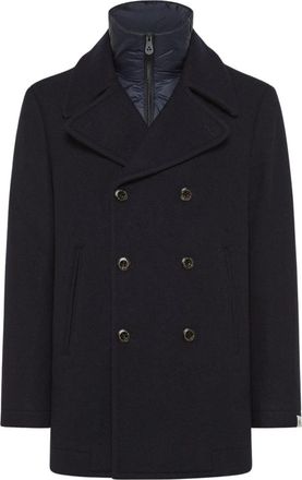 Peuterey Blauwe Honova Jas voor Mannen - Heren - Mantel - Blauw - M - Jassen