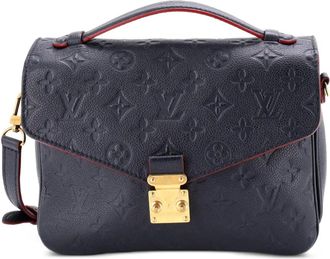 Louis Vuitton Pochette Metis Monogram Empreinte Leather crossbody bag - Blauw