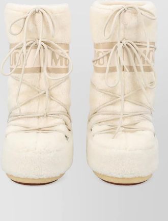 Moon Boot teddy knee-high boots