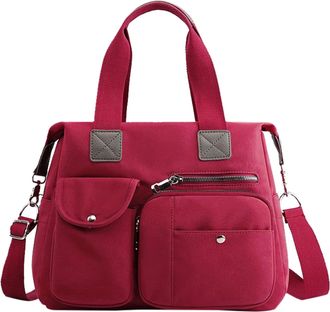 Generic Women Handbag Large Shoulder Bag Top Handle Handbag Large Capacity With Shoulder Straps Suitable For Gyms Workplaces And Schools Travel Duffle Bag Bag