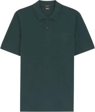 HUGO BOSS Tops > Poloshirts - Heren - Polos - Groen - M - Tops