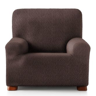 Eysa Funda de sill&oacute;n el&aacute;stica marr&oacute;n 80 - 130 cm