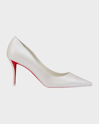 Christian Louboutin 80mm Miss Z Nappa Leather Red Sole Pointed-Toe Pumps