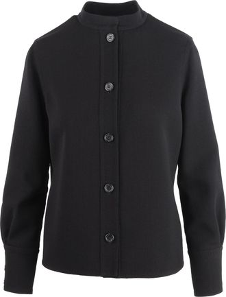 Saint Laurent Pre-owned Womens Korean Style Jacket - 00s - Black Wool - Size EU 40 (Womens)
