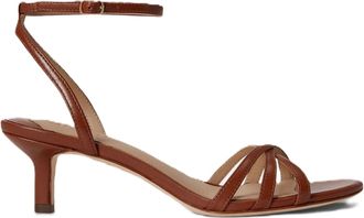 Ralph Lauren Crisscross Sandal with Slim Ankle Strap