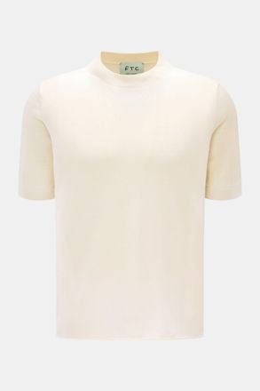 FTC Men - Short sleeve crew neck jumper cream