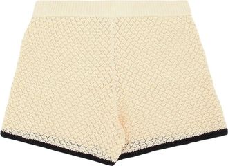 The Garment Womens Plage Hot Short Trousers Cream Wool
