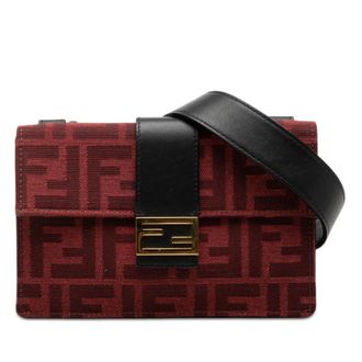 Fendi Pre-owned Fendi Zucca Canvas Convertible Baguette Pouch Ladies ZWR9UTR5KVPCEC5K