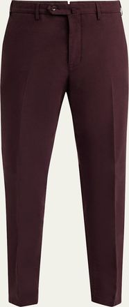 Loro Piana Mens Carlo Hyannis Straight Cotton Trousers