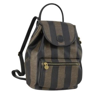 Fendi Pre-owned Backpacks, female, Brown, Size: ONE SIZE Pre-owned Plastic Backpack