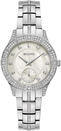 Bulova Phantom Crystal dameshorloge Zilverkleurig 96L291