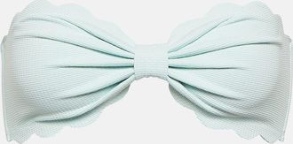 Marysia Swim Antibes scalloped bandeau bikini top