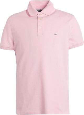 Pink tommy hilfiger polo shirt deals