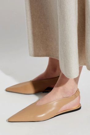 Ami Leather Shoes, Womens, Beige