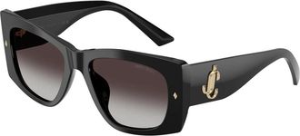 Jimmy Choo London Jc 5061U Zonnebrillen - Dames - Zonnebrillen - Zwart - 54 MM - Accessoires