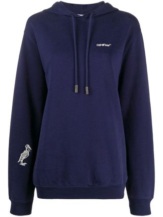 Off-white Felpa con stampa - Blu