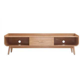 Miliboo Miliboo - Mueble Tv Vintage Madera Fresno 180 Cm Hallen