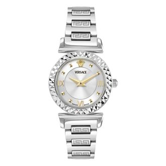 Versace Mini Vanity Horloge - Dames - Accessoires - Grijs - Maat: ONE Size