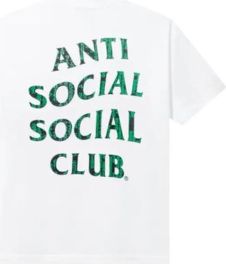 ANTI SOCIAL SOCIAL CLUB Glitch T-Shirt White Green 0657-100000103GT-WHIT