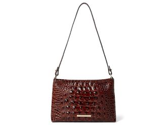 Brahmin Melbourne Lorelei Shoulder Bag Womens Handbags Pecan, Leather