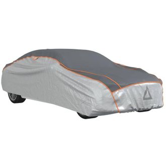 vidaXL Vidaxl - Funda Completa Coche Sedan Protecci&oacute;n Antigranizo S Gris/plata Plateado