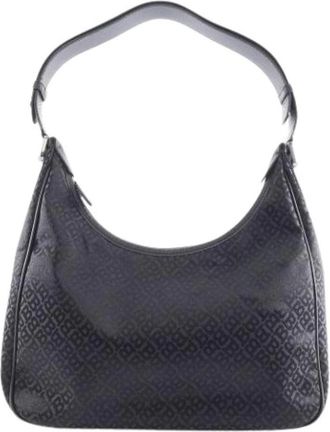 Bally Pre-owned Shoulder Bags, female, Black, Size: ONE SIZE Pre-owned Nylon Shoulder Bag