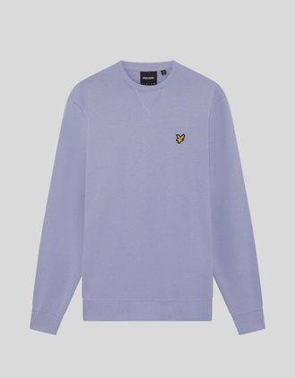 Lyle & Scott Lyle And Scott Mens Cotton Crew Neck Sweatshirt - Purple - Size: 38