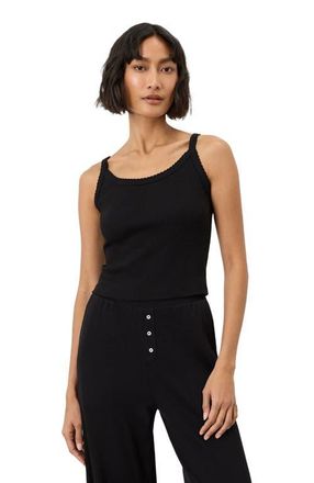 Pact Dream Rib Cami in Black at Nordstrom, Size Xx-Large