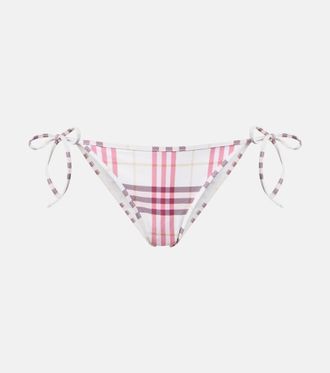 Burberry Burberry Check bikini bottoms