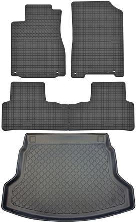 OEM Juego De Alfombrillas De Goma Para Coche Y Alfombrilla Para Maletero Para Honda Cr-v Iv Suv (de Octubre De 2012 A Septiembre De 2018)