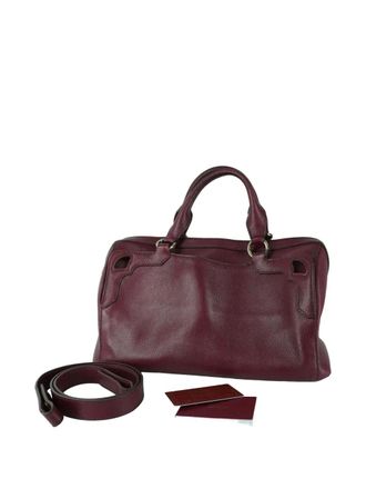Cartier leather shoulder bag - women - Leather - One Size - Red