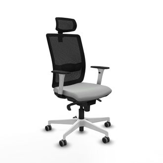 Piqueras y Crespo Silla De Oficina Piqueras Y Crespo Haches Blanco Espuma C&oacute;moda