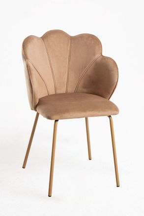 Regalos Miguel Sillas Comedor - Silla Goly Terciopelo - Marr&oacute;n