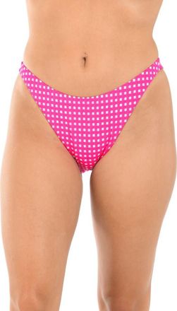 Citrus Picnic High Cut Bikini Bottoms in Bright Pink at Nordstrom Rack, Size X-Large