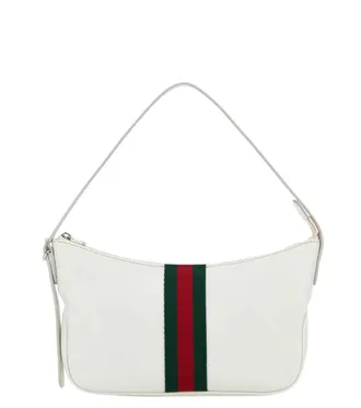 Gucci White Lunetta Small Crossbody Bag