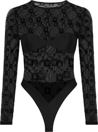 Marine Serre Body, female, Black, Size: XS Top