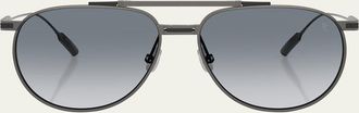 Brunello Cucinelli Mens BC2011ST Aviator Sunglasses