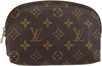 Louis Vuitton Pre-owned Clutches, female, Brown, Size: ONE SIZE Pre-owned Leather Clutch